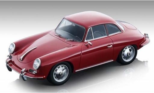 Porsche 356 1/18 Tecnomodel Karmann Hardtop red 1961 diecast model cars