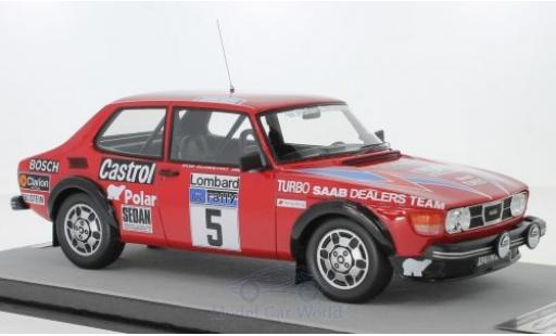 Diecast model cars Saab 99 1/18 Tecnomodel Turbo No.5 Rallye WM Rallye RAC Lombard 1979 S.Blomqvist/B.Cederberg Saab 99 1/18 Tecnomodel Turbo No.5 Rallye WM Rallye RAC Lombard 1979 S.Blomqvist/B.Cederberg diecast model cars