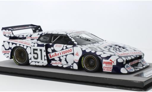 Bmw M1 1/18 Tecnomodel Turbo No.51 Team Schnitzer Lubrifilm DRM Bergischer Löwe Zolder 1981 diecast model cars