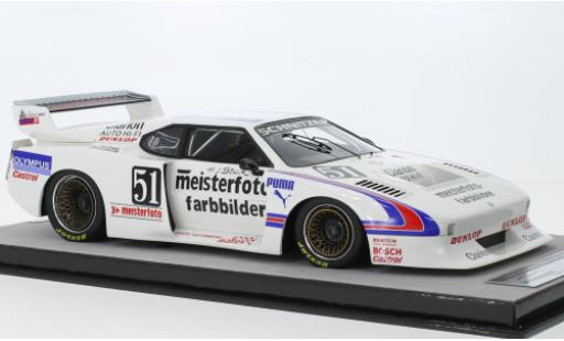 Bmw M1 1/18 Tecnomodel Turbo No.51 Team Schnitzer Meisterfoto Farbbilder DRM Nuerburgring 1981 diecast model cars