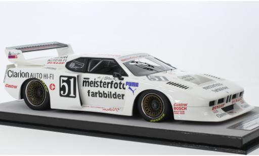 Bmw M1 1/18 Tecnomodel Turbo No.51 Team Schnitzer Meisterfoto Farbbilder DRM Salzburgring 1981 diecast model cars