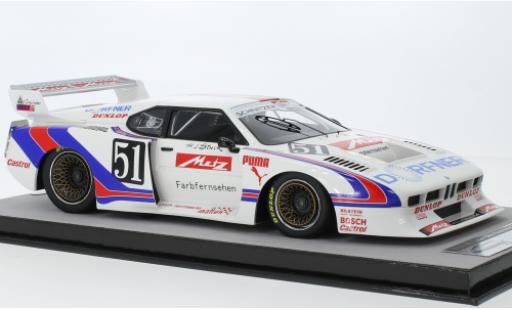 Bmw M1 1/18 Tecnomodel Turbo No.51 Team Schnitzer Metz DRM Norisring 1981 diecast model cars