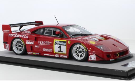 Ferrari F40 1/18 Tecnomodel GTE No.1 6h Vallelunga 1996 diecast model cars