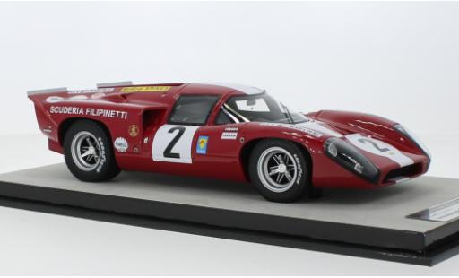 Lola T70 1/18 Tecnomodel Mk3B GT RHD No.2 Scuderia Filipinetti 24h Le Mans 1969 diecast model cars