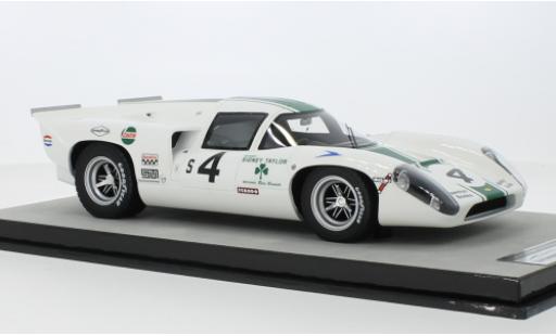 Lola T70 1/18 Tecnomodel Mk3B GT RHD No.4 Team Sidney Taylor 6h Brands Hatch 1969 diecast model cars