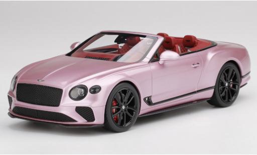 Bentley Continental 1/18 Top Speed GT Convertible metallic pink 2019 diecast model cars