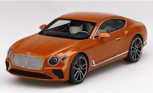 Bentley Continental 1/18 Top Speed GT metallic orange 2018 diecast model cars