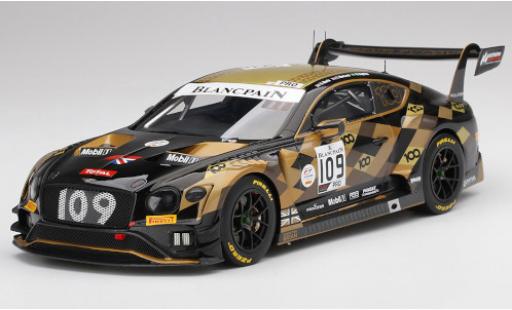 Bentley Continental 1/18 Top Speed GT3 RHD No.109 M-Sport Team 24h Spa 2019 R.Baptista/C.MacLeod/S.Morris diecast model cars