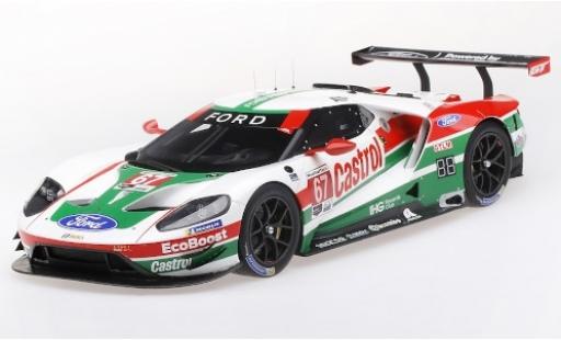 Diecast model cars Ford GT 1/18 Top Speed No.67 Chip Ganassi Team USA Castrol 24h Daytona 2019 R.Briscoe/S.Dixon/R.Westbrook Ford GT 1/18 Top Speed No.67 Chip Ganassi Team USA Castrol 24h Daytona 2019 R.Briscoe/S.Dixon/R.Westbrook diecast model cars