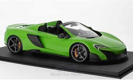 Diecast model cars McLaren 675 1/18 Top Speed LT Spider green 2016 McLaren 675 1/18 Top Speed LT Spider green 2016 diecast model cars