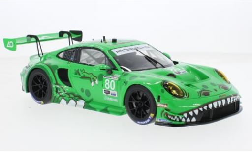 Porsche 992 GT3 R 1/18 Top Speed 911  S No.80 AO Racing IMSA 12h Sebring 2023 1:18 diecast model cars