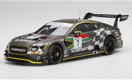 Bentley Continental 1/18 Top Speed GT3 No.7 M-Sport Team Intercontinental GT Challenge 9h Kyalami 2020 diecast model cars