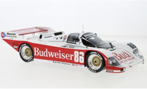Porsche 962 1987 1/18 Top Speed No.86 Bayside Disposal Racing Budweiser IMSA 12h Sebring diecast model cars