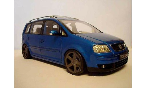 Volkswagen Touran Base 1/18 Shanghai Volkswagen blue jantes noir diecast model cars