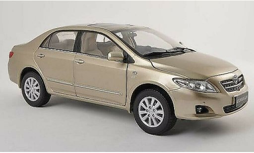 Toyota Corolla Base 1/18 Paudi gold 2007 diecast model cars
