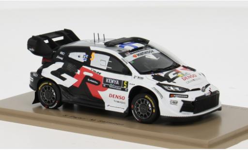 Diecast model cars Toyota Yaris Rally1 GR Rally 1 Rally Safari 2025 #5 S.Pajari/M.Salminen 1/43 Spark