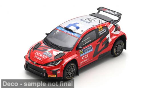 Toyota Yaris 1/43 Spark GR Rally 2 Rally Finland 2024 Gazoo Racing WRT #39 J.M.Latvalla/J.H&auml;nninen 1:43 diecast model cars