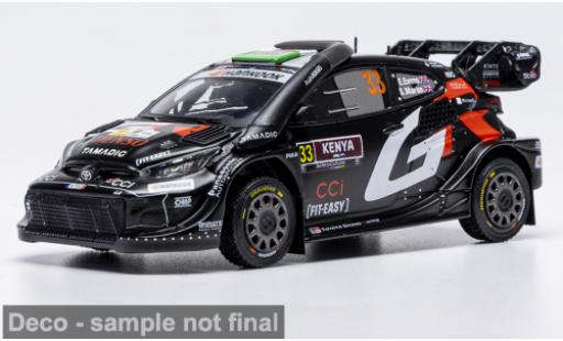 Toyota Yaris 1/43 IXO GR Rally1 Safari Rallye Kenia 2025 #33 E.Evans/S.Martin 1:43 diecast model cars