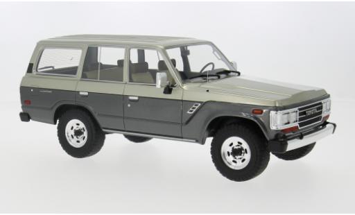 Toyota Land Cruiser 1/18 Lucky Step Models (J60) silber/grau 1987 1:18 diecast model cars