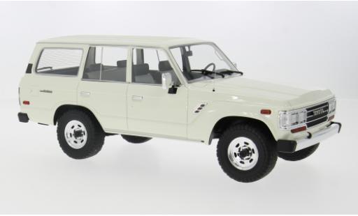 Toyota Land Cruiser 1/18 Lucky Step Models (J60) weiss 1987 1:18 diecast model cars