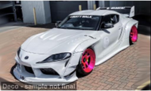 Toyota Supra 1/18 Solido GR weiss/pink 2025 1:18 diecast model cars