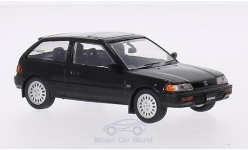 Diecast model cars Honda Civic 1/43 Triple 9 Collection black RHD 1987 Honda Civic 1/43 Triple 9 Collection black RHD 1987 diecast model cars