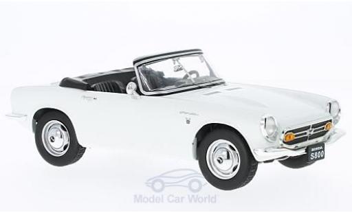 Honda S800 1/18 Triple 9 Collection Cabrio white 1966 ohne Vitrine diecast model cars
