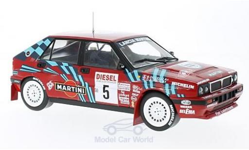 Lancia Delta 1/18 Triple 9 Collection HF Integrale 16V No.5 Rallye San Remo 1989 D.Auriol/B.Occelli ohne Vitrine diecast model cars