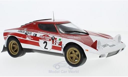Diecast model cars Lancia Stratos Rallye 1/18 Triple 9 Collection HF No.2 Marlboro Marlboro Rallye Sanremo 1974 mit Decals S.Munari/M.Mannucci Lancia Stratos Rallye 1/18 Triple 9 Collection HF No.2 Marlboro Marlboro Rallye Sanremo 1974 mit Decals S.Munari/M.Mannucci diecast model cars