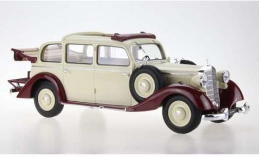 Diecast model cars Mercedes 260 1/18 Triple 9 Collection D (W138) Pullman Landaulet beige/red 1936 komplett ouverts/es Verdeck Mercedes 260 1/18 Triple 9 Collection D (W138) Pullman Landaulet beige/red 1936 komplett ouverts/es Verdeck diecast model cars