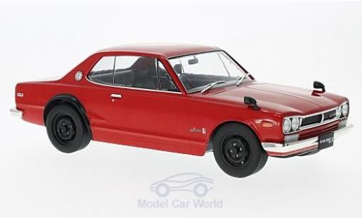 Nissan Skyline 1/18 Triple 9 Collection GT-R KPGC10 red RHD diecast model cars