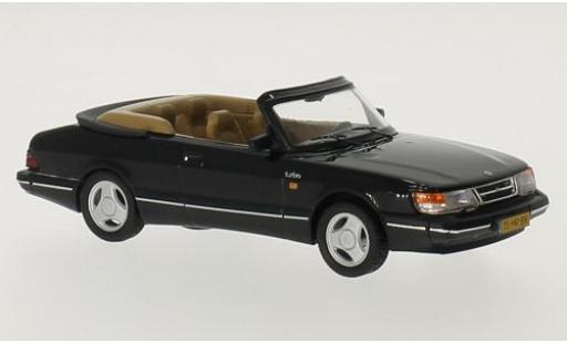 Saab 900 1/43 Triple 9 Collection Cabriolet black 1991 diecast model cars
