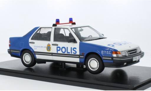 Saab 9000 1/18 Triple 9 Collection CD Polis (SE) 1990 1:18 diecast model cars