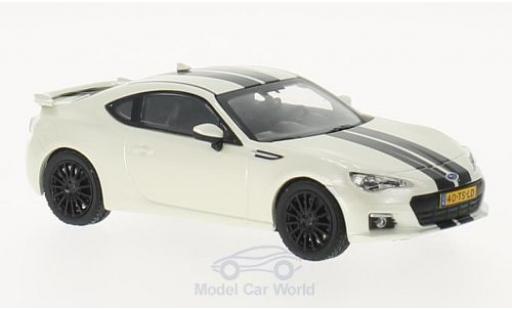Subaru BRZ 1/43 Triple 9 Collection metallic white/black 2014 diecast model cars