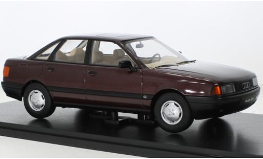 Diecast model cars Audi 80 1/18 Triple 9 Collection (B3) metallise red foncé 1989 Audi 80 1/18 Triple 9 Collection (B3) metallise red foncé 1989 diecast model cars