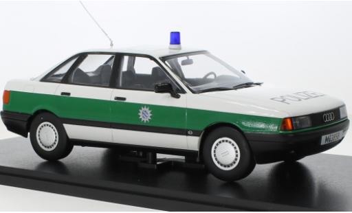 Diecast model cars Audi 80 1/18 Triple 9 Collection (B3) police (D) 1989 Audi 80 1/18 Triple 9 Collection (B3) police (D) 1989 diecast model cars