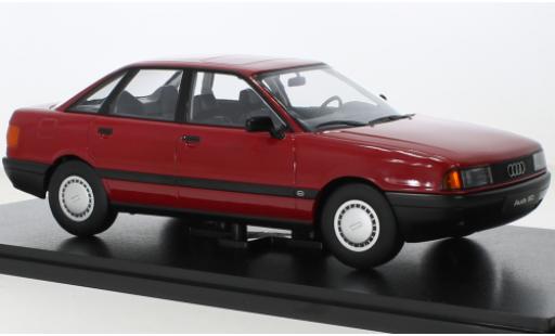 Diecast model cars Audi 80 1/18 Triple 9 Collection (B3) red 1989 Audi 80 1/18 Triple 9 Collection (B3) red 1989 diecast model cars