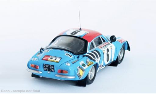 Alpine A110 1/43 Trofeu East African Safari Rally 1975 #6 1:43 diecast model cars