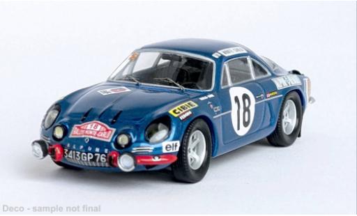 Alpine A110 1/43 Trofeu Rally Monte Carlo 1970 #18 1:43 diecast model cars