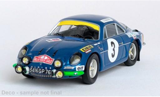 Alpine A110 1/43 Trofeu Rally Monte Carlo 1970 #3 1:43 diecast model cars