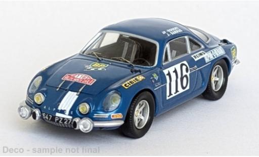 Alpine A110 1/43 Trofeu Rally Monte Carlo 1971 #116 1:43 diecast model cars
