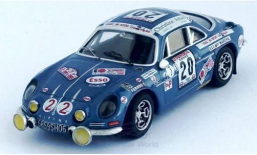 Alpine A110 1/43 Trofeu Renault A 110 No.20 Rallye WM Tour de Corse 1975 M.Mouton/F.Conconi diecast model cars