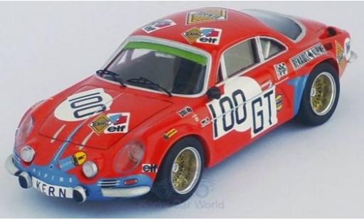 Alpine A110 1/43 Trofeu Renault No.100 Deutsche Renault Automobile 1000 Km Nürburgring 1971 D.Kern/W.Sommer diecast model cars