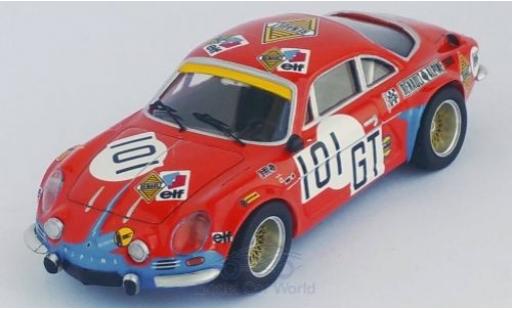 Alpine A110 1/43 Trofeu Renault No.101 Deutsche Renault Automobile 1000 Km Nürburgring 1971 H.Schulze-Schwering/T.Betzler diecast model cars