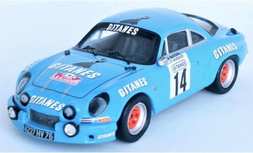 Alpine A110 1/43 Trofeu Renault No.14 Gitanes Tour Auto de la Reunion 1975 J-P.Beltoise/J-P.Aujoulet diecast model cars
