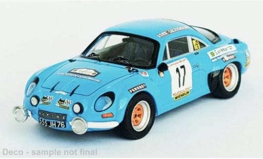 Alpine A110 1/43 Trofeu Renault No.17 Rallye Ypres 1977 1:43 diecast model cars
