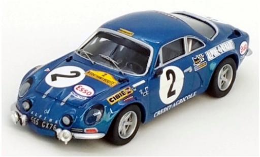 Alpine A110 1/43 Trofeu Renault No.2 Marathon de la Route 1971 J-L.Therier/J.Henry/M.Nusbaumer diecast model cars
