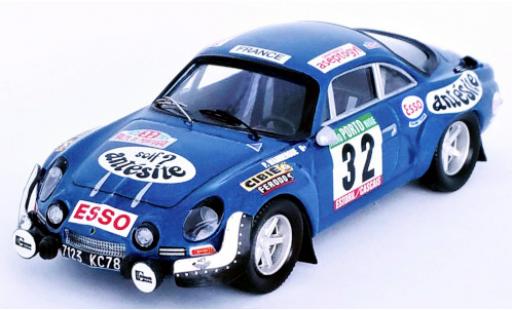 Alpine A110 1/43 Trofeu Renault No.32 Rallye WM Rallye Portugal 1975 P.Wambergue/Y.Breton diecast model cars