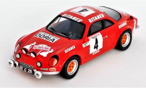 Alpine A110 1/43 Trofeu Renault No.4 Gitanes Rallye WM Tour de Corse 1978 J.P.Manzagol/J.F.Filippi diecast model cars