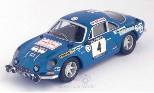 Alpine A110 1/43 Trofeu Renault No.4 RAC Rallye 1971 O.Andersson/G.Phillips diecast model cars